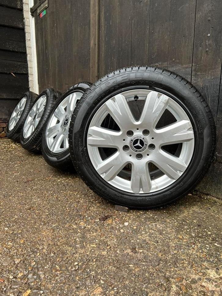 Originele Mercedes C-klasse velgen W204 16? 5x112 zomerset, Niet ingevuld, Gebruikt, 16 inch, Banden en Velgen