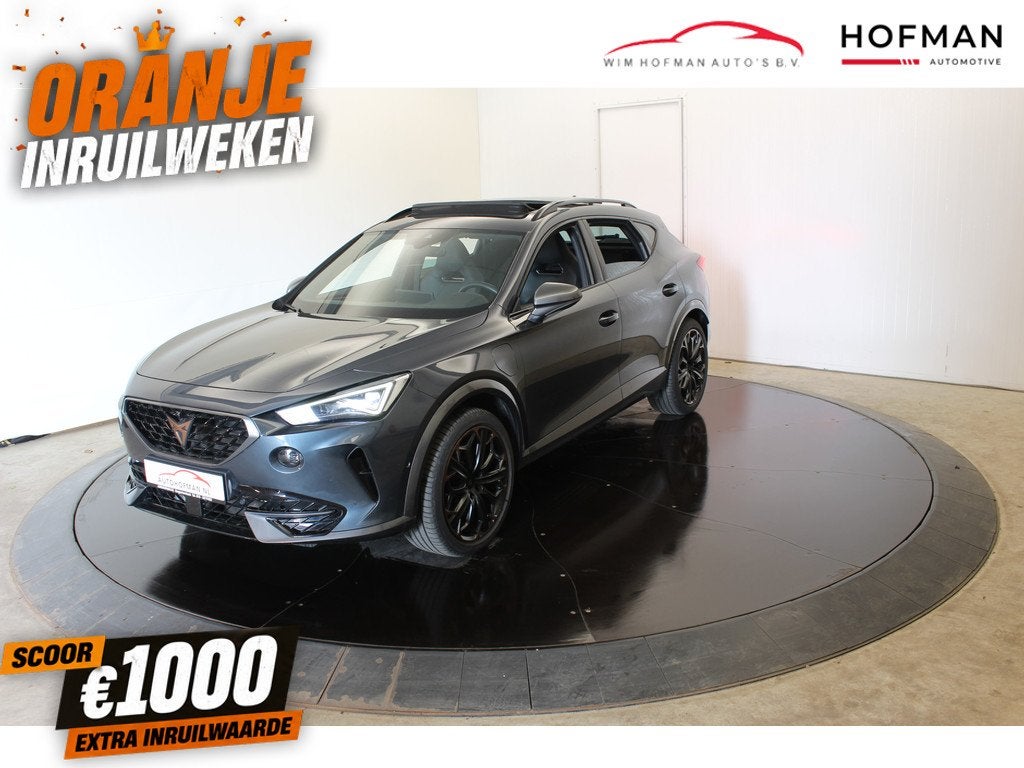 CUPRA Formentor 1.4 e-Hybrid VZ 245PK El Trekh+aKlep 360º C, Auto's, Cupra, Gebruikt, Zwart, 4 cilinders, Hybride Elektrisch/Benzine