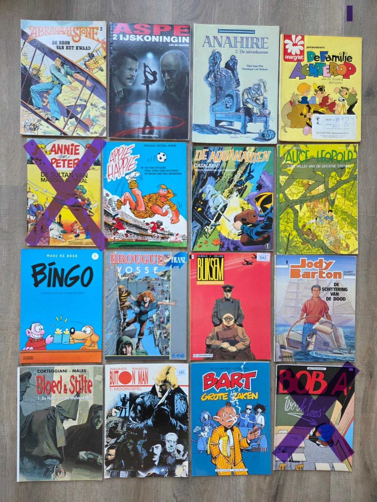 strips stripalbum partij  3 voor 1,-, Meerdere stripboeken, Ophalen of Verzenden