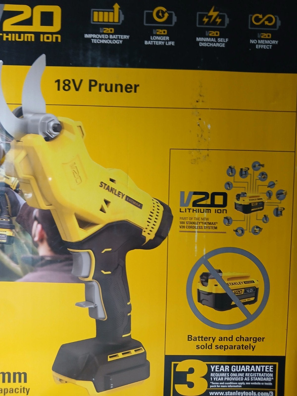 Stanley Fatmax V20 18V Snoeischaar (Pruner), Ophalen, Nieuw, Overige soorten, Stanley Fatmax