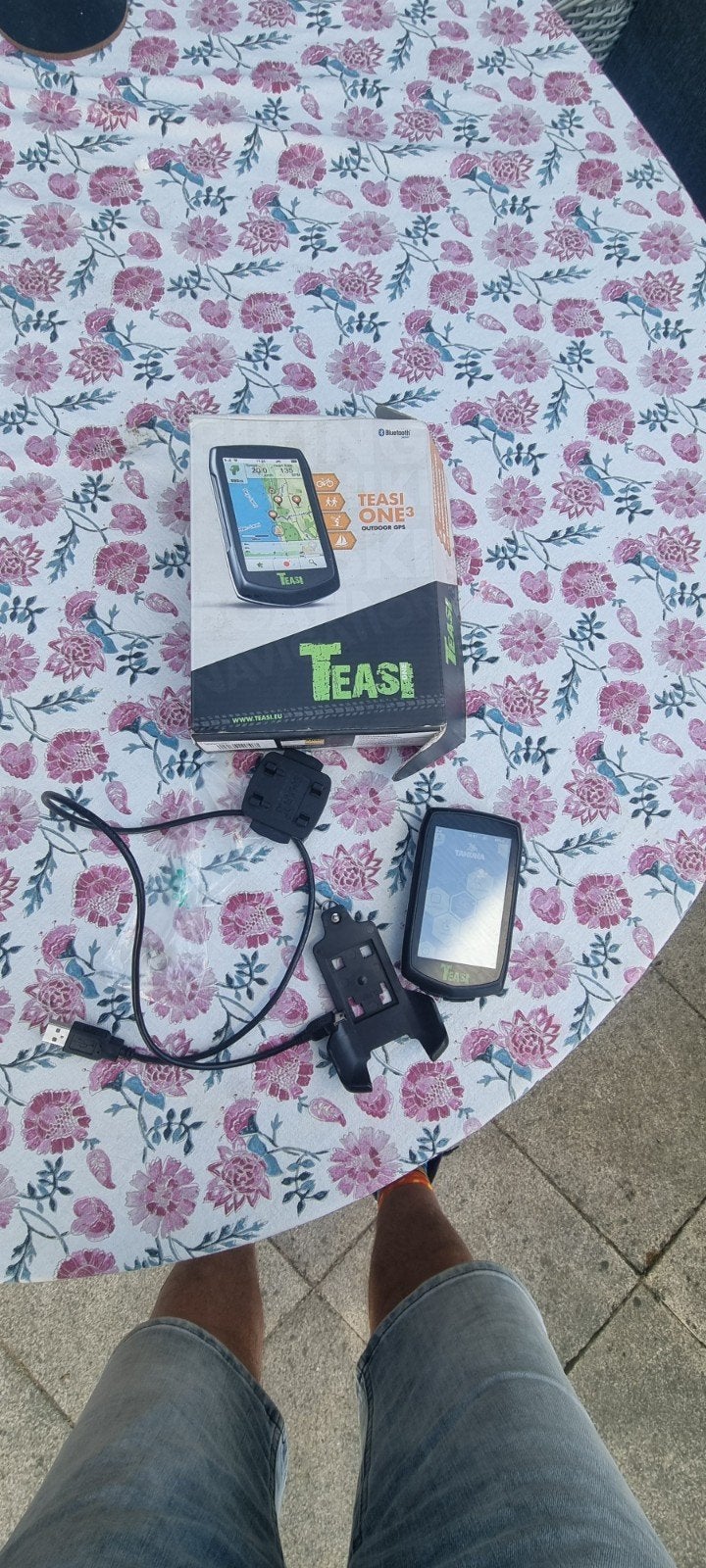 Teasi One 3 Outdoor GPS Fietsnavigatie, Fietsen en Brommers, Ophalen of Verzenden, Draadloos, Gebruikt