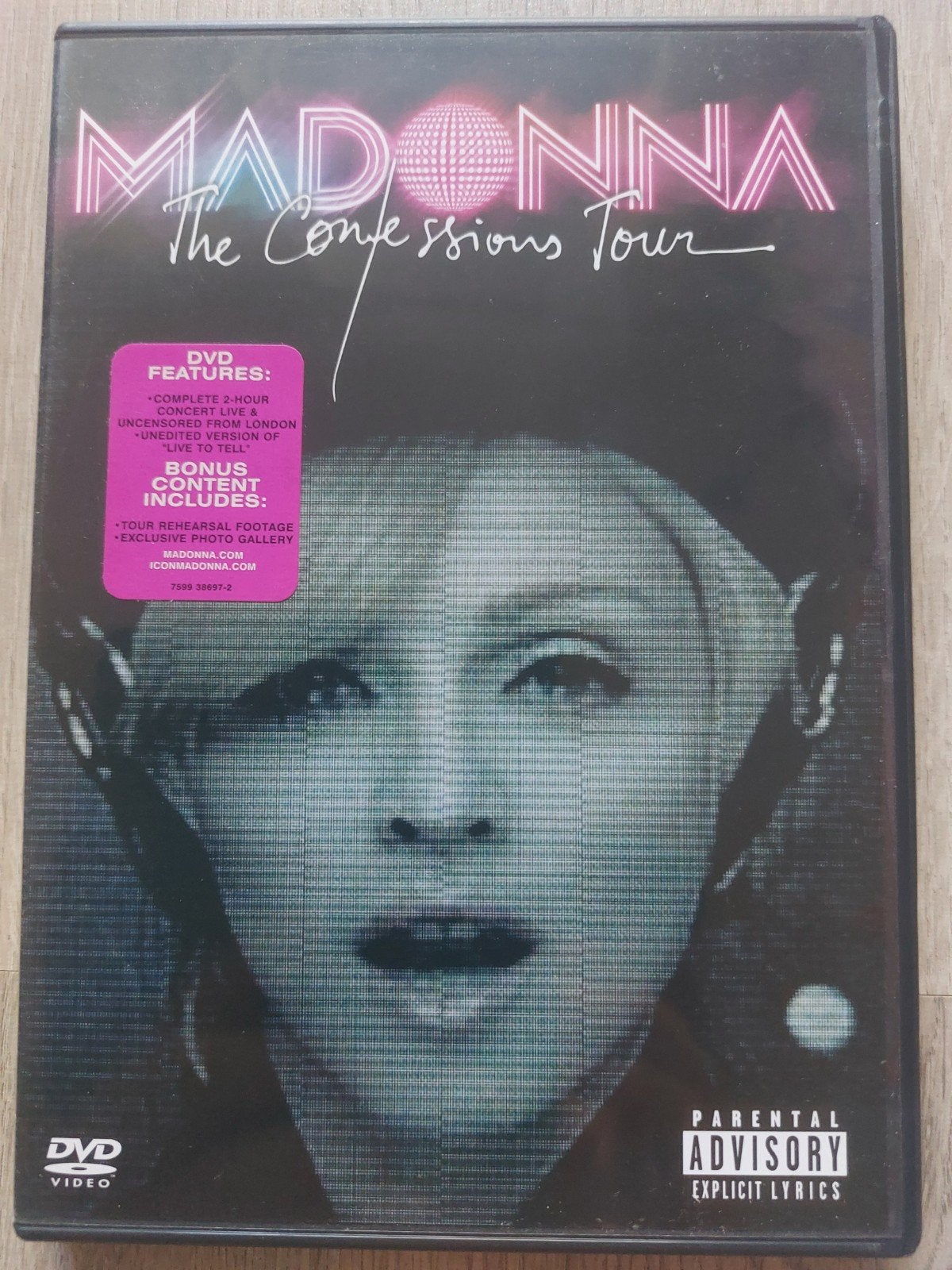 Madonna - The Confessions Tour DVD - Krasvrij, Ophalen of Verzenden