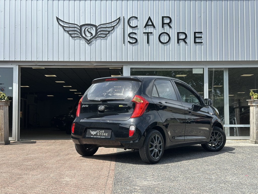 Kia Picanto 1.0 CVVT |ELK.RAMEN|LM VELGEN 14''|ZUINIG|NW KOP, Voorwielaandrijving, Gebruikt, Zwart, Handgeschakeld