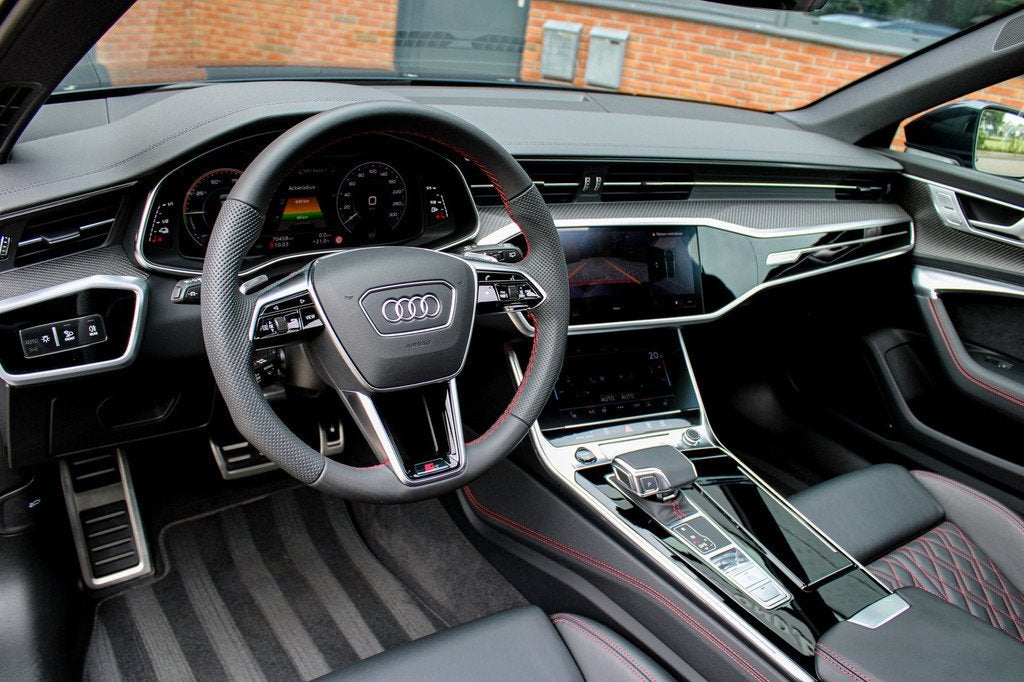 Audi A6 Avant 55 TFSI e quattro Competition | Pano | Sportst, Auto's, Audi, Automaat, Gebruikt, Zwart, 4 cilinders
