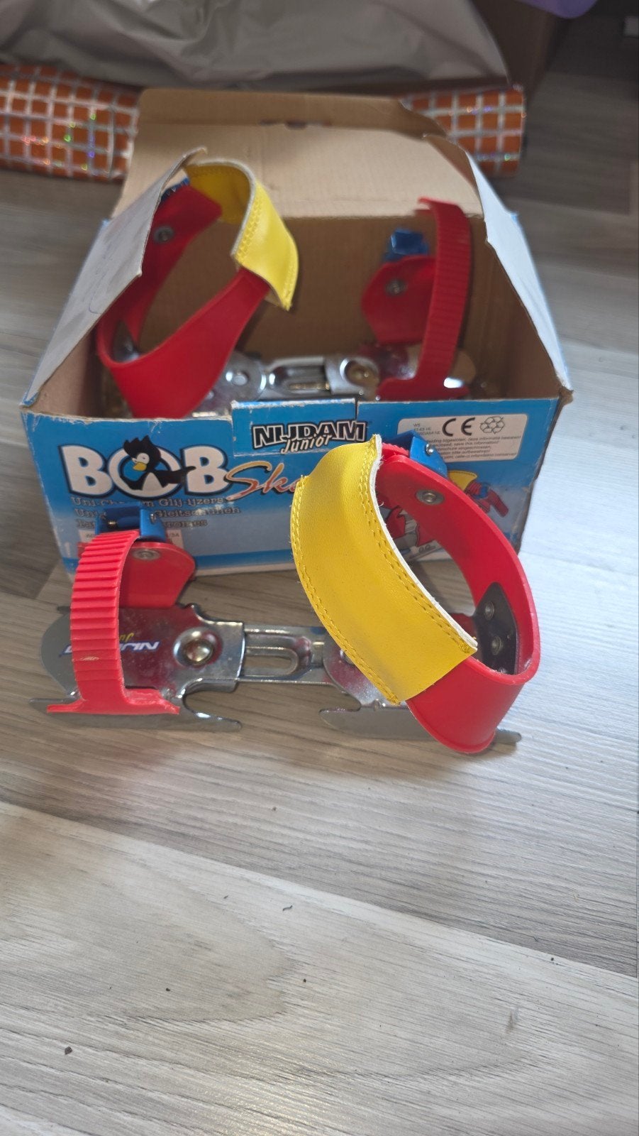 Nijdam Bob Junior kinderschaatsjes - verstelbaar, Sport en Fitness, Schaatsen, Ophalen of Verzenden