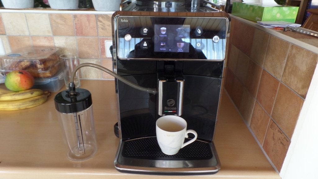 Bonenkoffiemachine, SAECO, SM 7680/00-(#9091), Ophalen, Gebruikt, Koffiemachine, Afneembaar waterreservoir