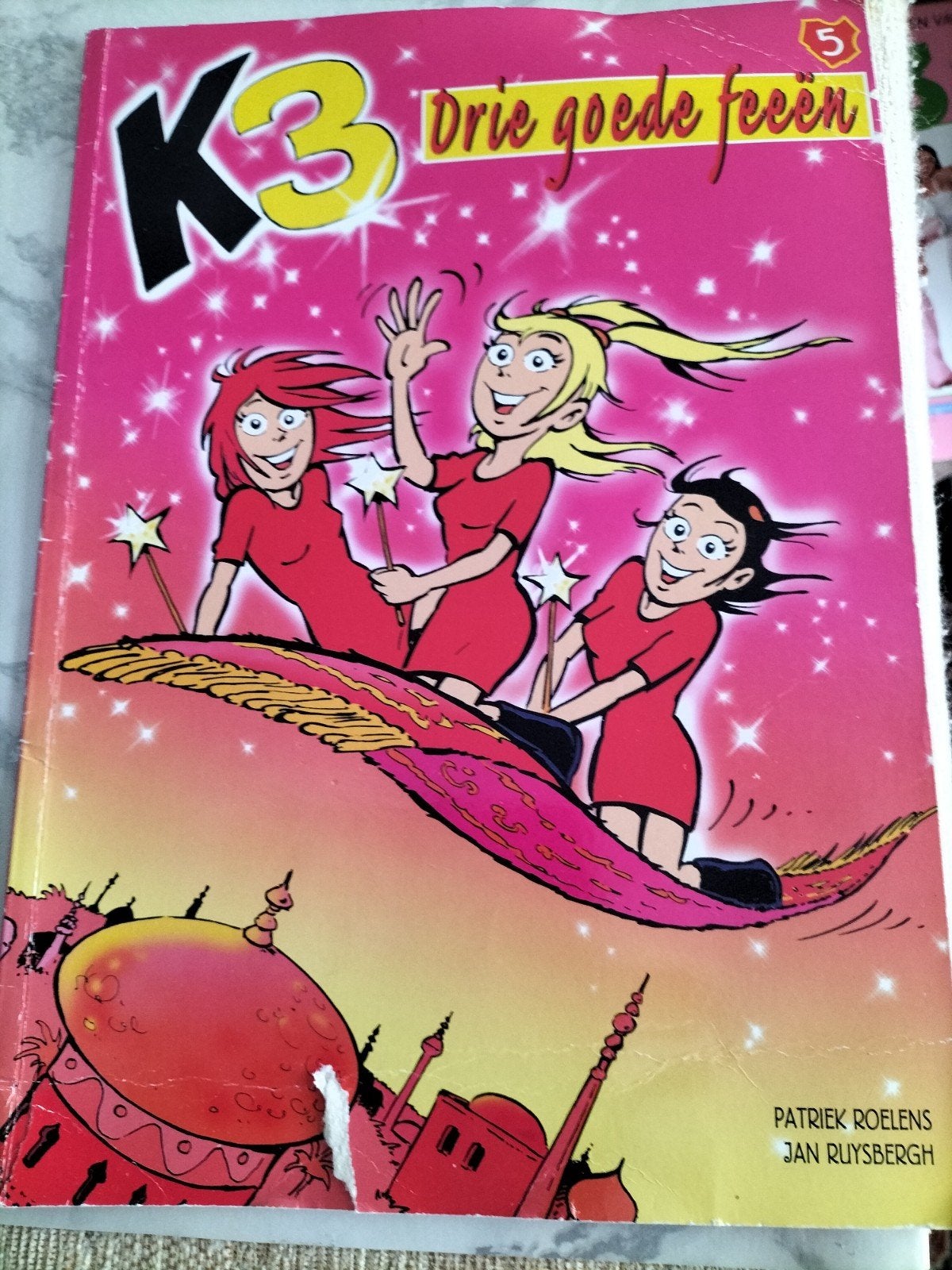 K3: Drie goede feeën - Stripboekje, Boeken, Eén stripboek, Ophalen of Verzenden, Gelezen, Patriek Roelens, Jan Ruysbergh