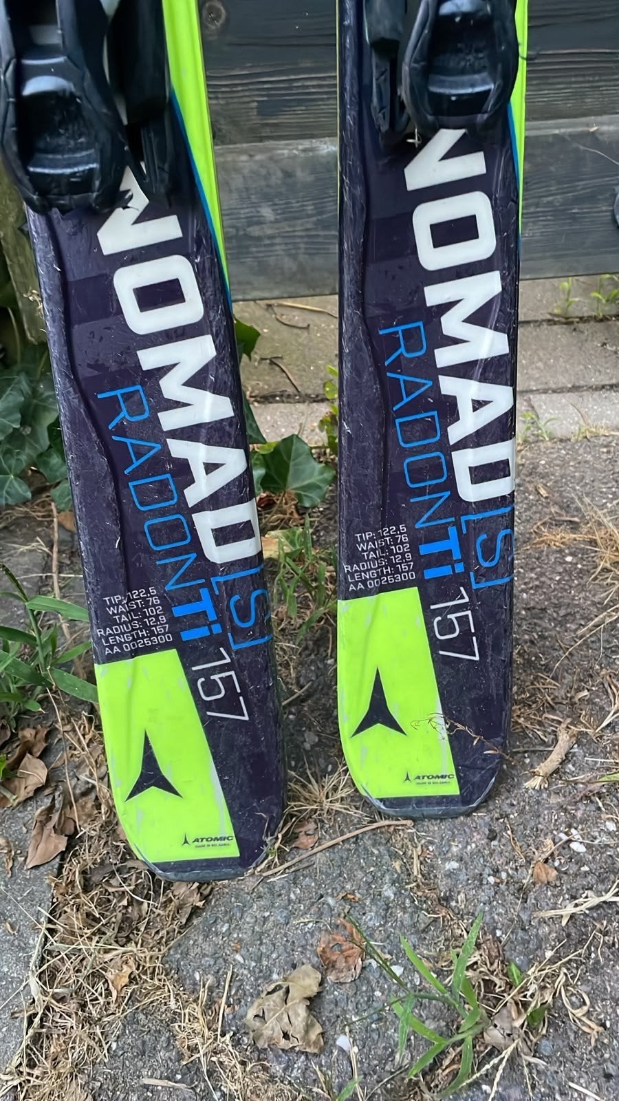 Atomic Nomad Radon Ti Ski's 157 cm - Zo goed als nieuw, 140 tot 160 cm, Ophalen of Verzenden, Zo goed als nieuw, Atomic