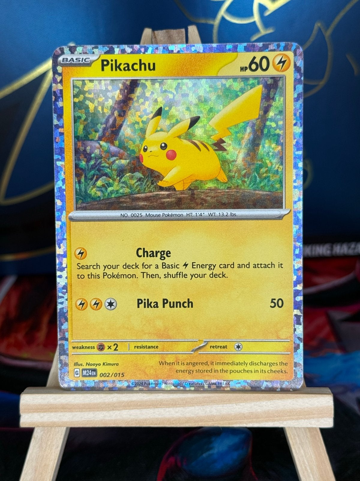 Pikachu #2 | Pokemon McDonalds 2024, Ophalen of Verzenden, Zo goed als nieuw, Losse kaart