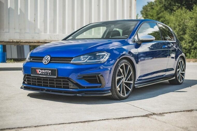 Maxton Design Spoiler V9 Voor VW Golf 7 R R20 Facelift