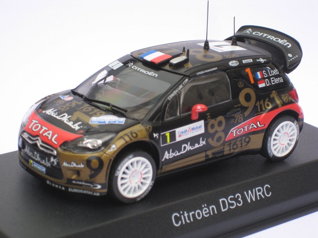 Citroen DS3 WRC Rally van Frankrijk 2013 Norev 1:18, Ophalen of Verzenden, Nieuw, Auto, Norev