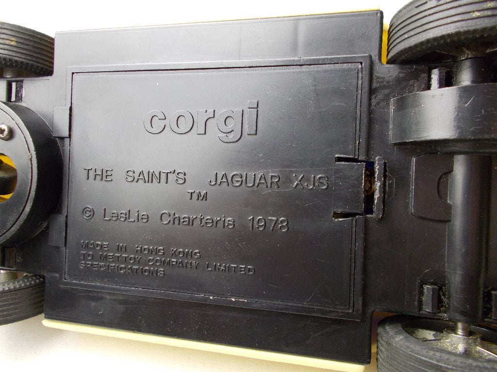 1978 GROTE CORGI (23 CM!) THE SAINT. JAGUAR XJS "BUMP & GO"!, Ophalen of Verzenden, Gebruikt, Auto, Overige merken
