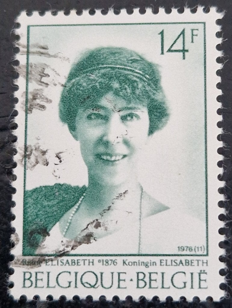 België 1976 - OBP 1808 - Koningin Elisabeth, Frankeerzegel, Ophalen of Verzenden, Gestempeld, Gestempeld