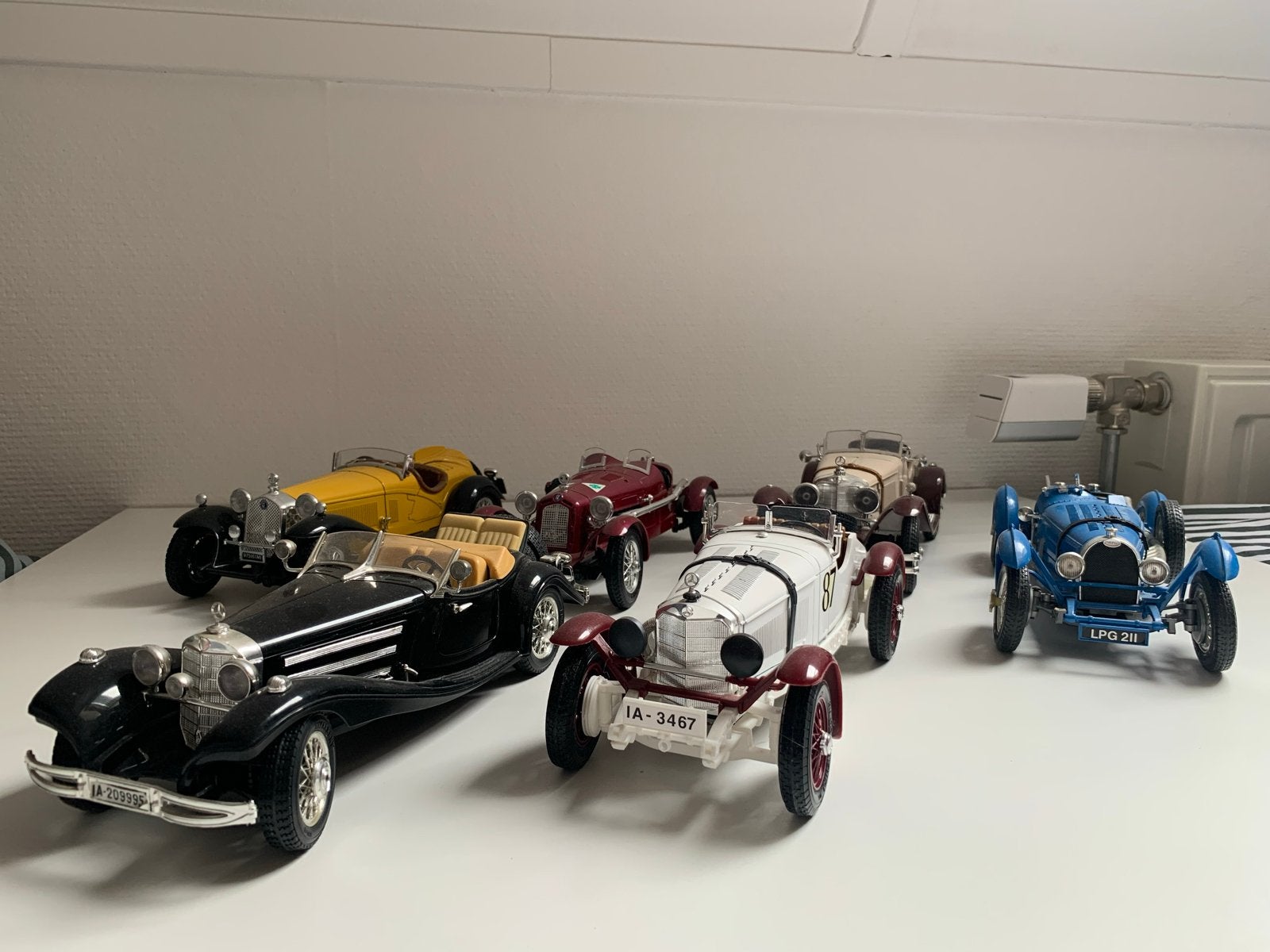 Verzameling van 6 gedetailleerde modelauto's, Hobby en Vrije tijd, Ophalen of Verzenden, Zo goed als nieuw, Auto, Bburago