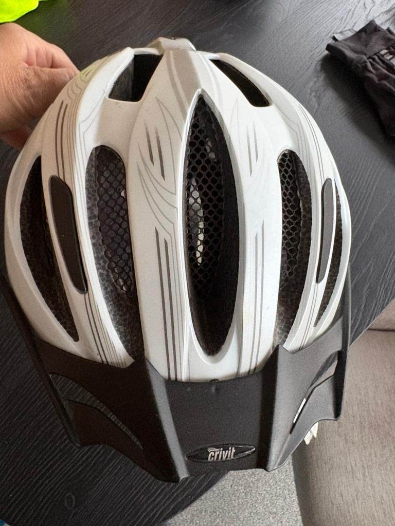 Fietshelm crivit, Ophalen, Gebruikt