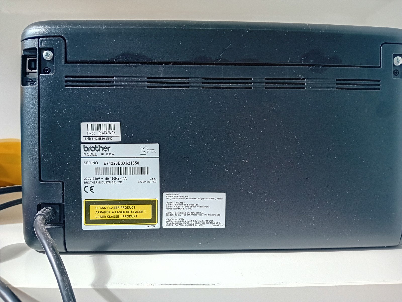 Brother HL-1212W Laserprinter met Wi-Fi, Zwart-en-wit printen, Printer, Draadloos, Ophalen of Verzenden