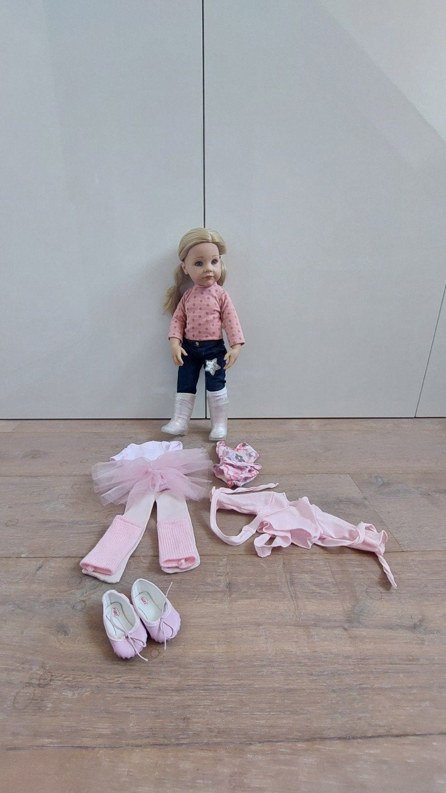 Götz Pop Hannah met balletpakje en badpak, Ophalen of Verzenden, Gebruikt, Overige typen