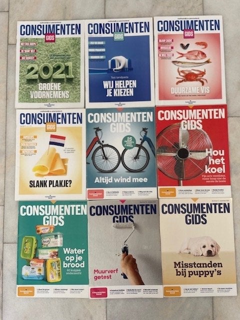 9 Consumentengidsen 2021, Boeken, Ophalen of Verzenden, Gelezen, Overige typen