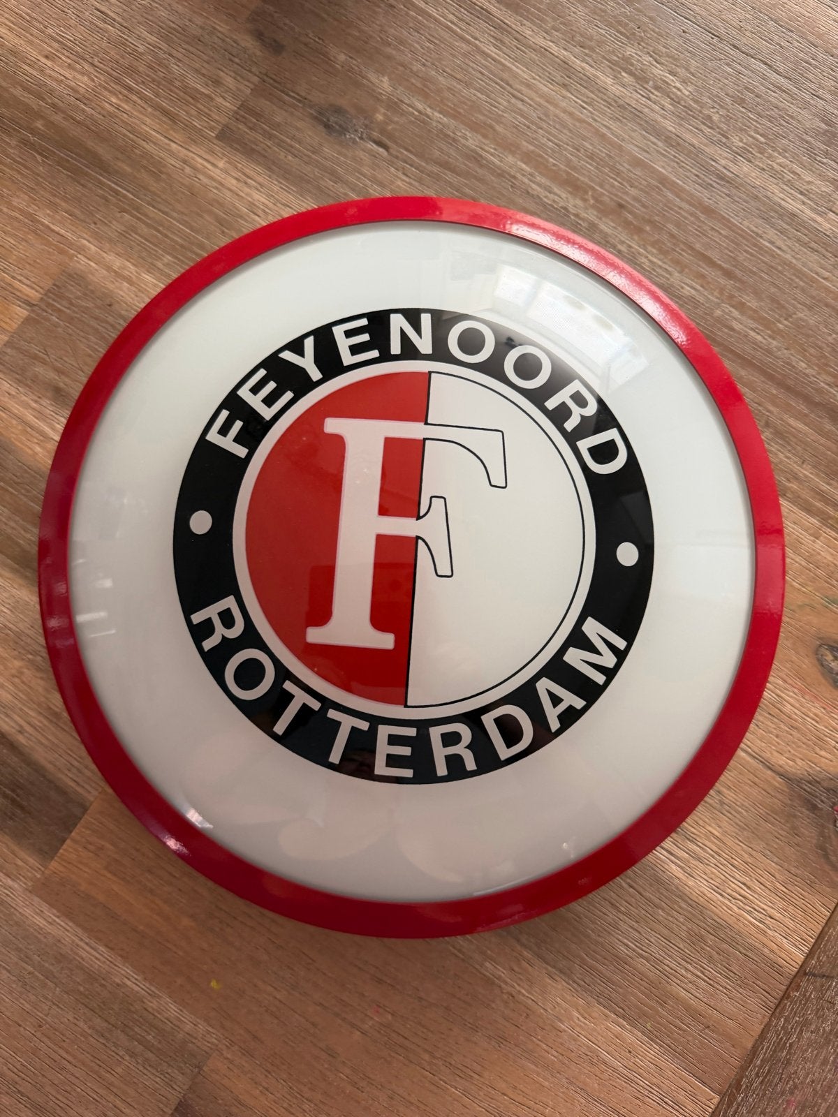 Feyenoord Wandlamp - Officieel Clublogo, Ophalen of Verzenden, Zo goed als nieuw