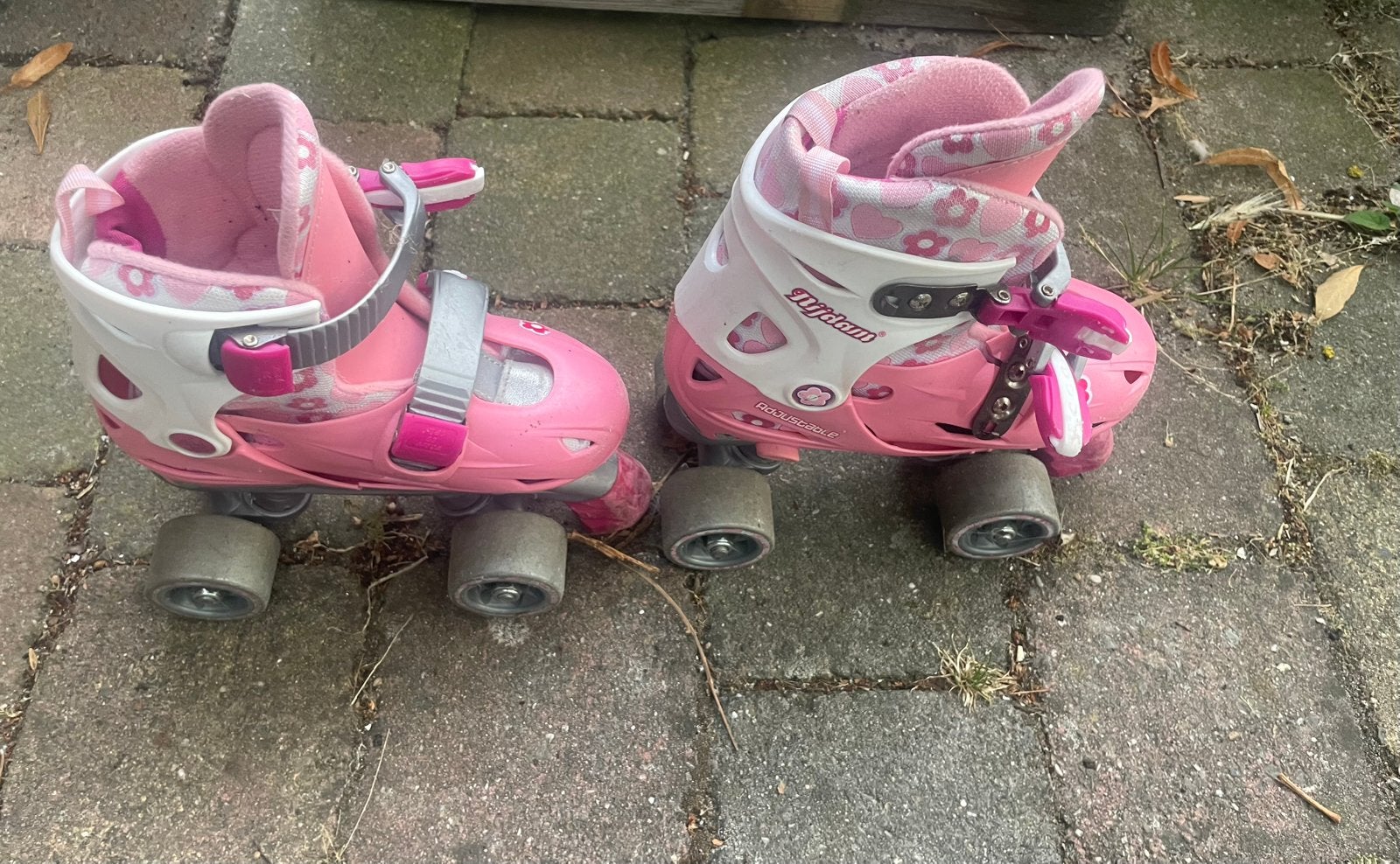 Roze meisjes rolschatsen €5-,, Ophalen, Verstelbaar, Gebruikt, Kinderen