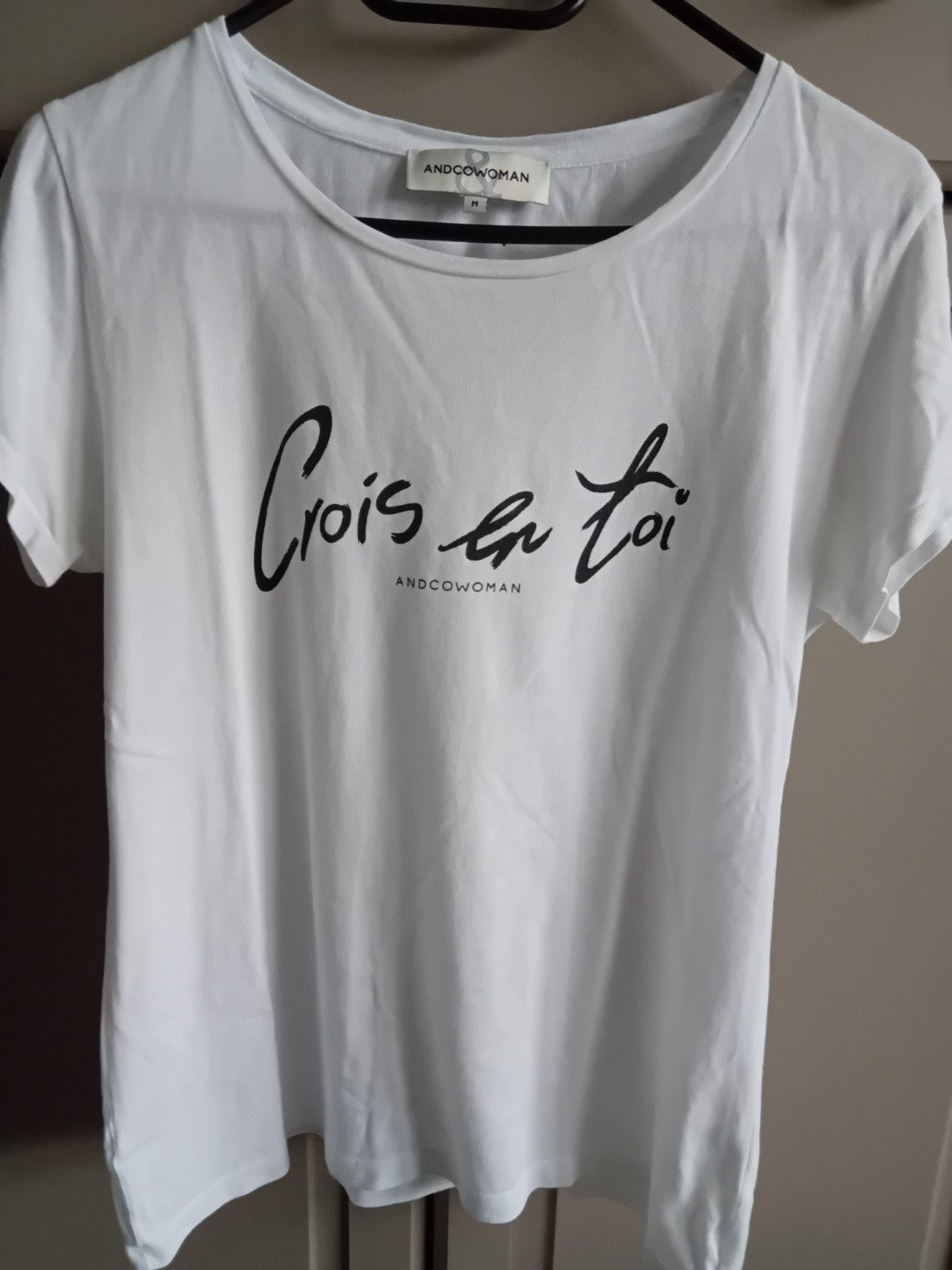 Andcowoman shirt maat M, Maat 38/40 (M), ANDCOWOMAN, Wit, Ophalen of Verzenden