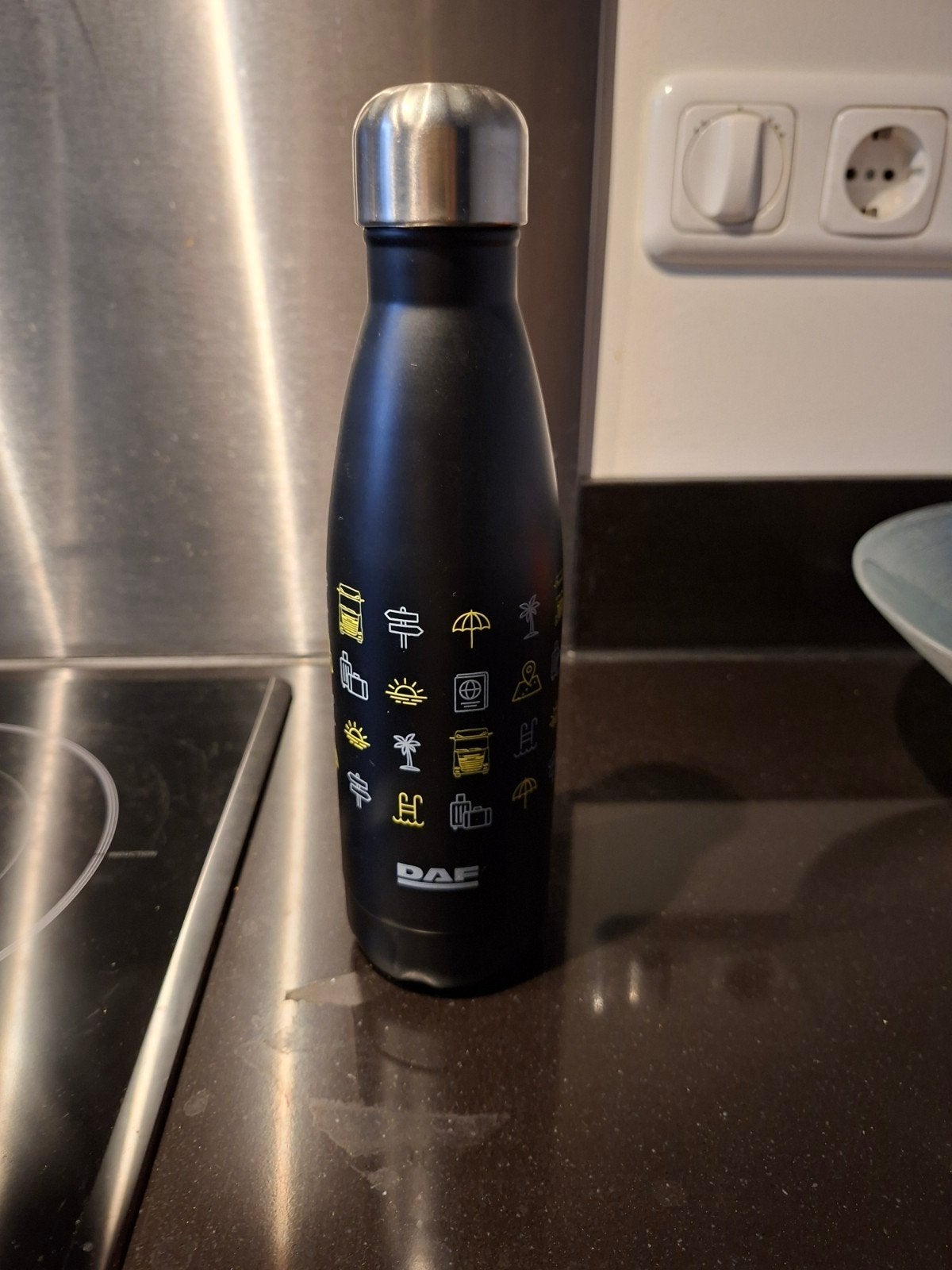 te koop DAF Thermofles - Zwart met DAF logo, Ophalen, Nieuw