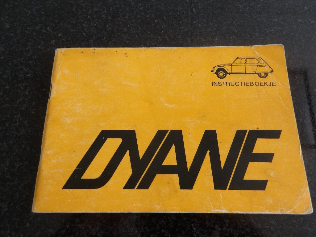 Citroën Dyane - Instructieboekje NL, Verzenden