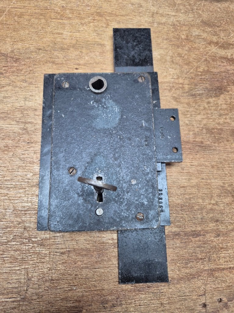 Antiek Kluisslot Kromer met sleutel, Ophalen of Verzenden, Gebruikt, Brandkast