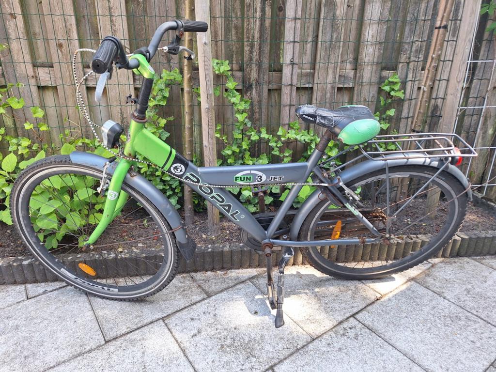 Gratis Popal jongensfiets 26  inch, Minder dan 49 cm, Ophalen, Gebruikt, Overige merken