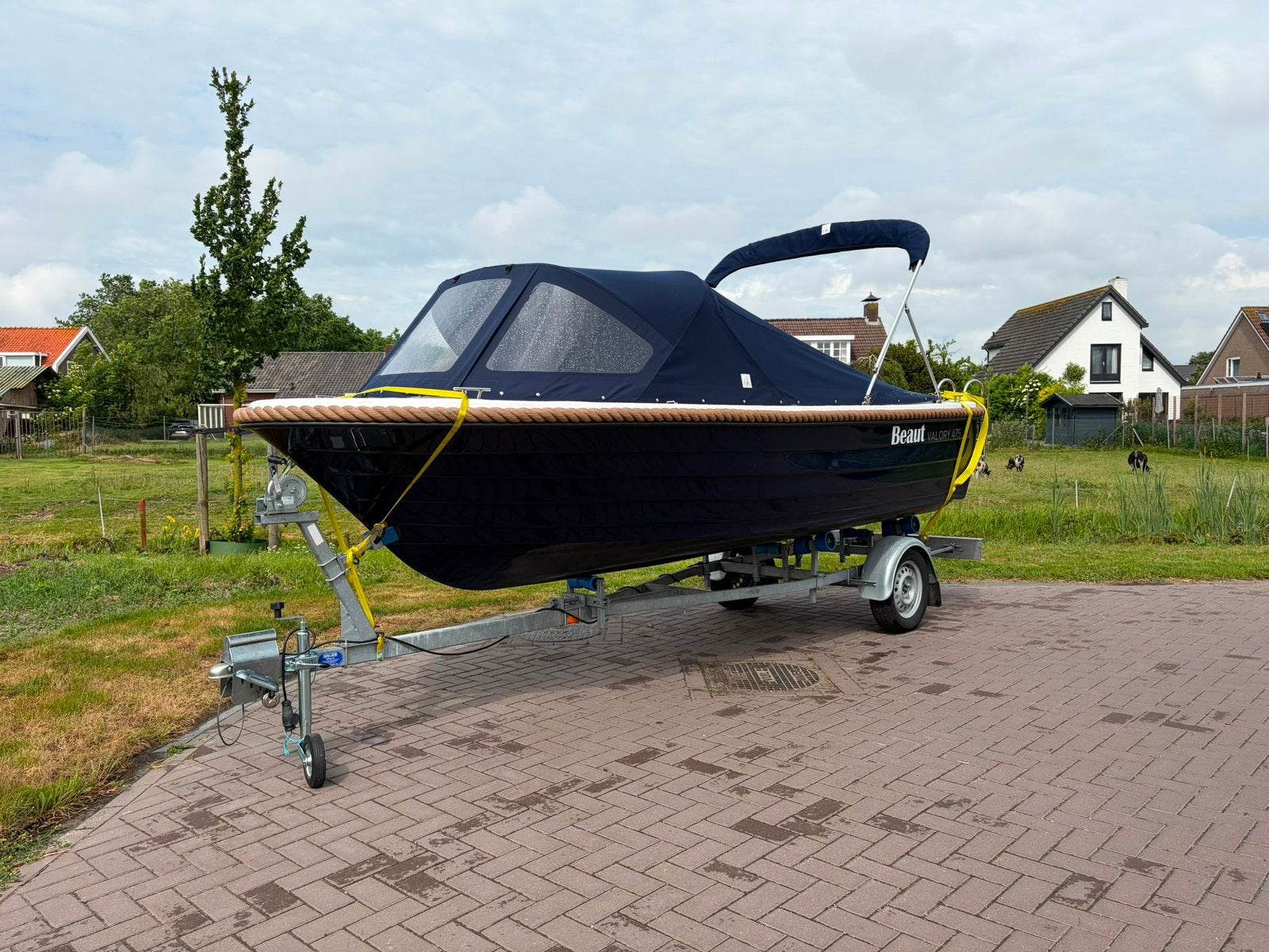 Mooie Valory 475 Sloep met 15PK Mercury BBM + Elektr. start, 1.90 meter, Elektrisch, 5 m, Ophalen of Verzenden
