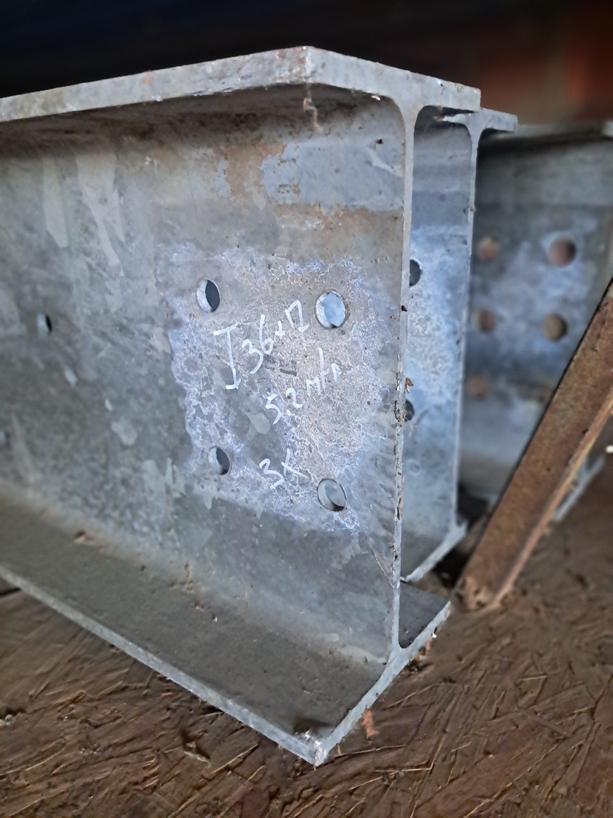 Stalen IPE 360 - Gegalvaniseerd, diverse lengtes, Ophalen, Gebruikt, 250 mm of meer