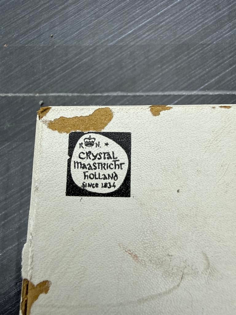 Vintage Kristallen Asbak - Crystal Maastricht Holland, Ophalen