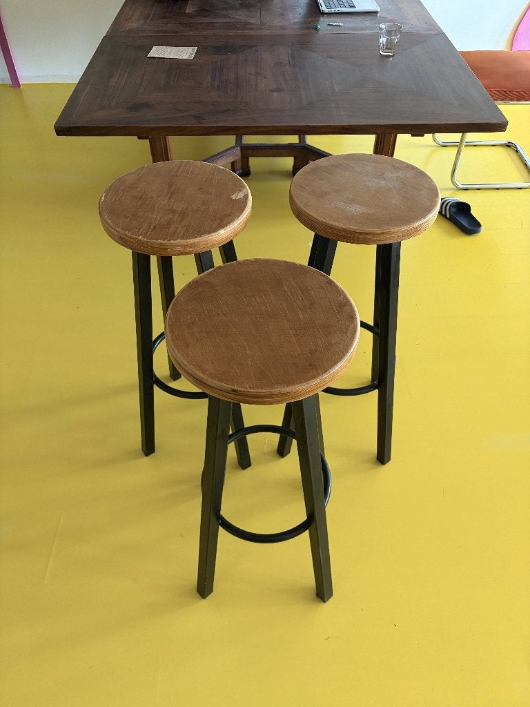 Barkruk 80cm, Ophalen, Met voetsteun, 60 tot 90 cm, Zo goed als nieuw
