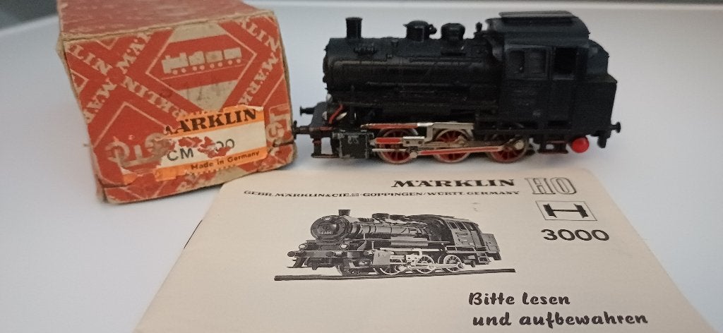 Märklin 3000 H0 Stoomlocomotief BR 89  van de DB, Wisselstroom, Gebruikt, Locomotief, Ophalen of Verzenden