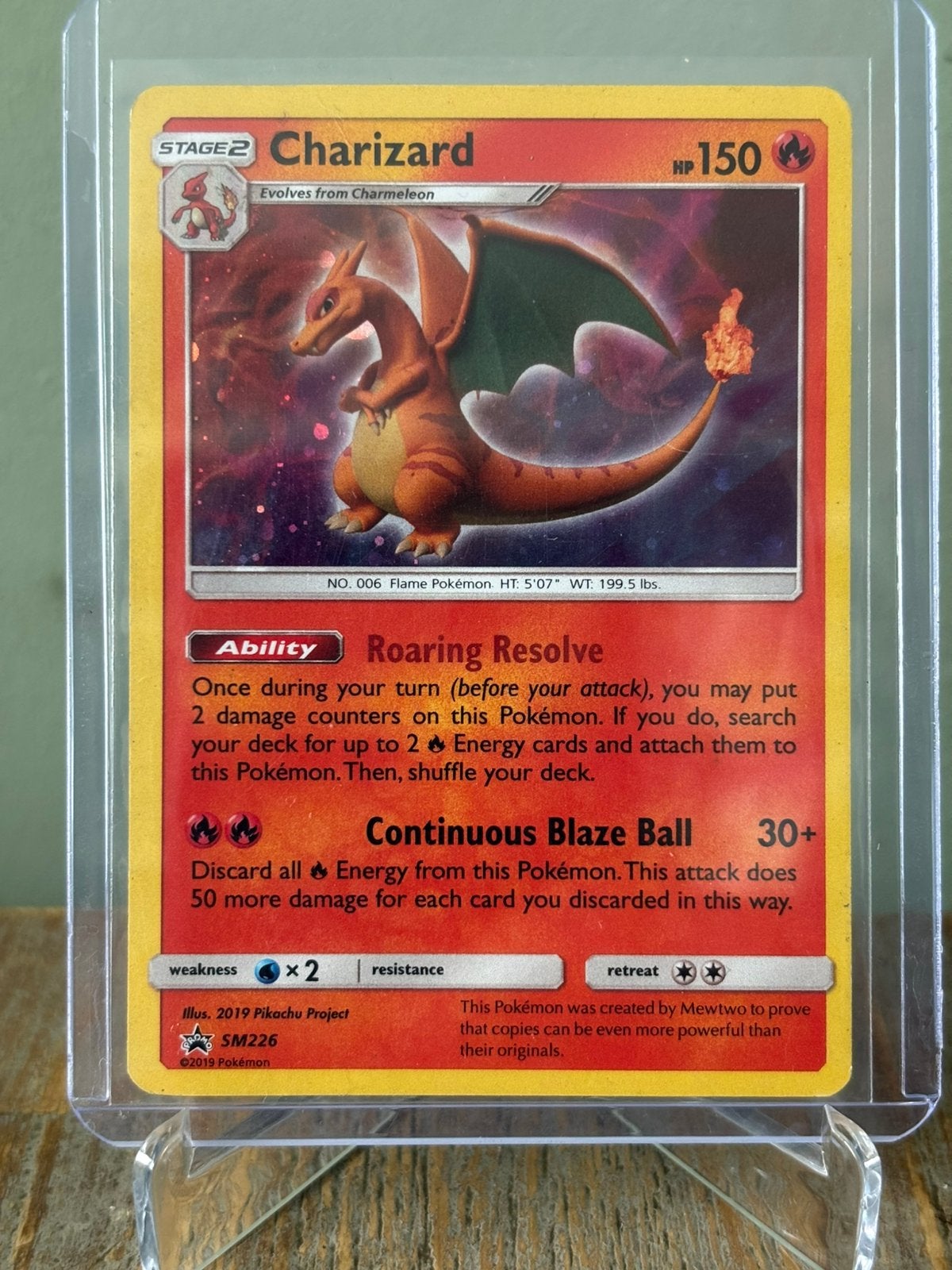 Charizard SM226 Holo Promo, Ophalen of Verzenden, Losse kaart