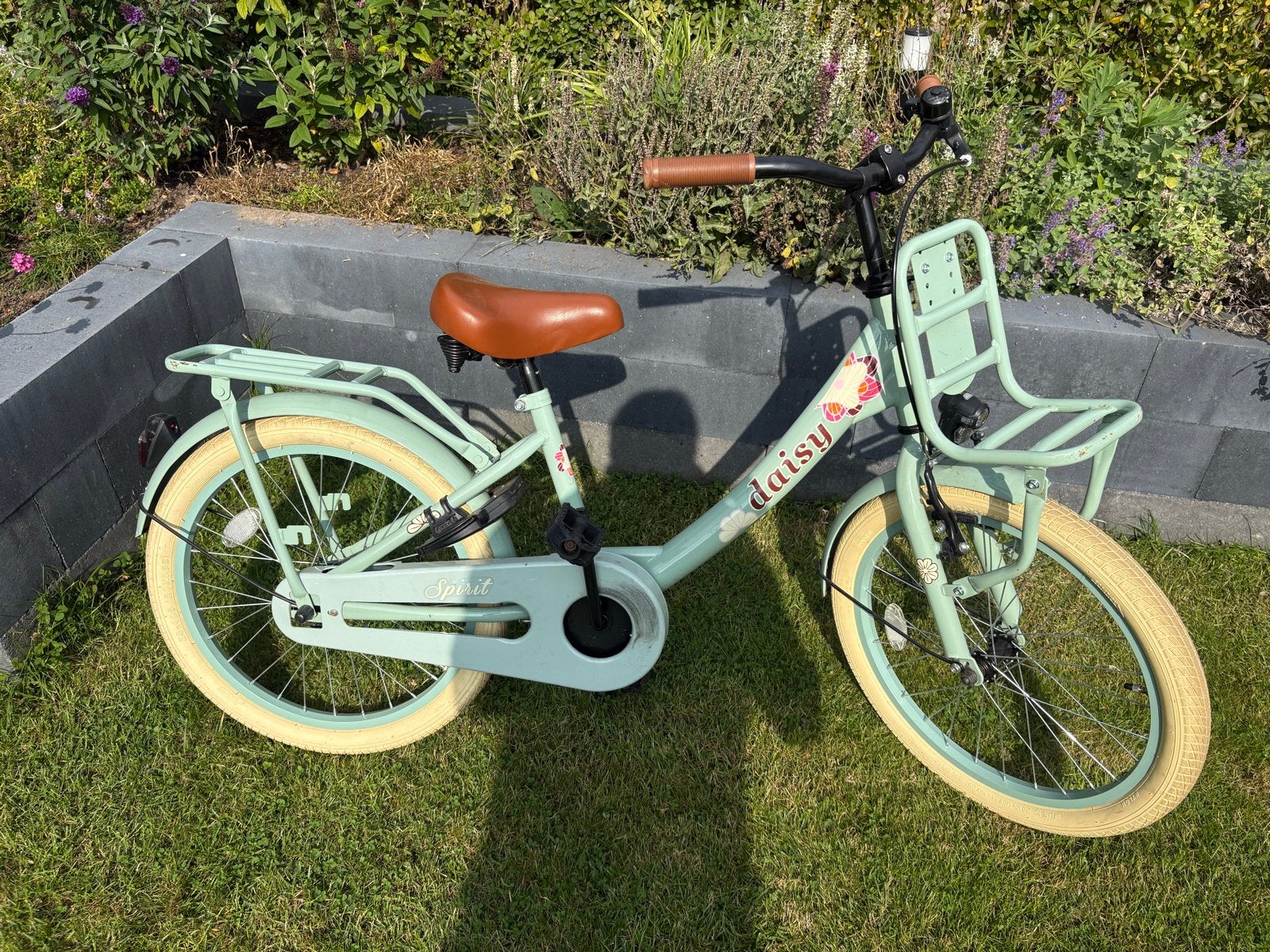 Mooie 20 inch meisjesfiets met verlichting en slot, Fietsen en Brommers, Ophalen, Terugtraprem, 20 inch, Handrem