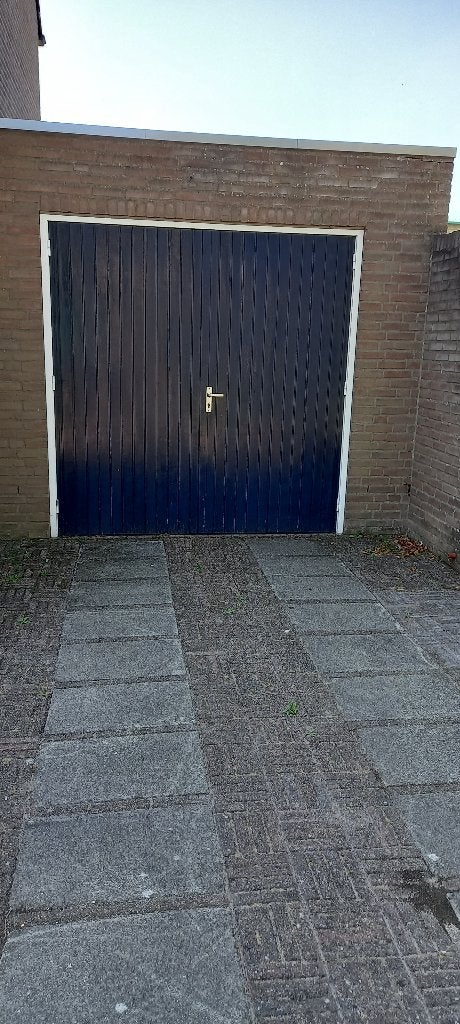 2 hard houten deuren  en kozijn 220x220cm, 75 tot 150 cm, Gebruikt, Deurkozijn, Ophalen of Verzenden