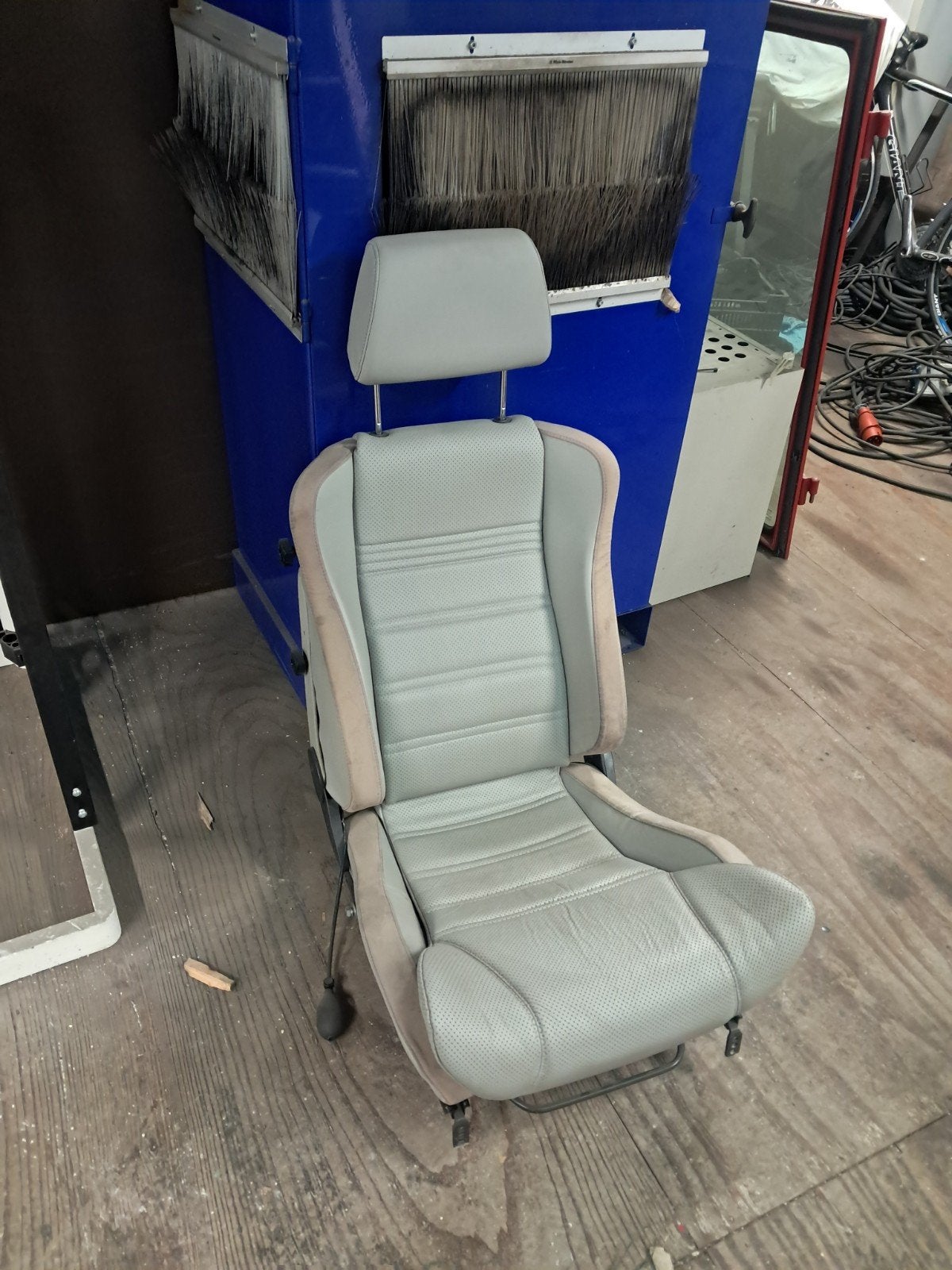Sportstoel Scheel/Recaro - Zwart/Grijs - Gebruikt, Ophalen, Gebruikt, Overige automerken