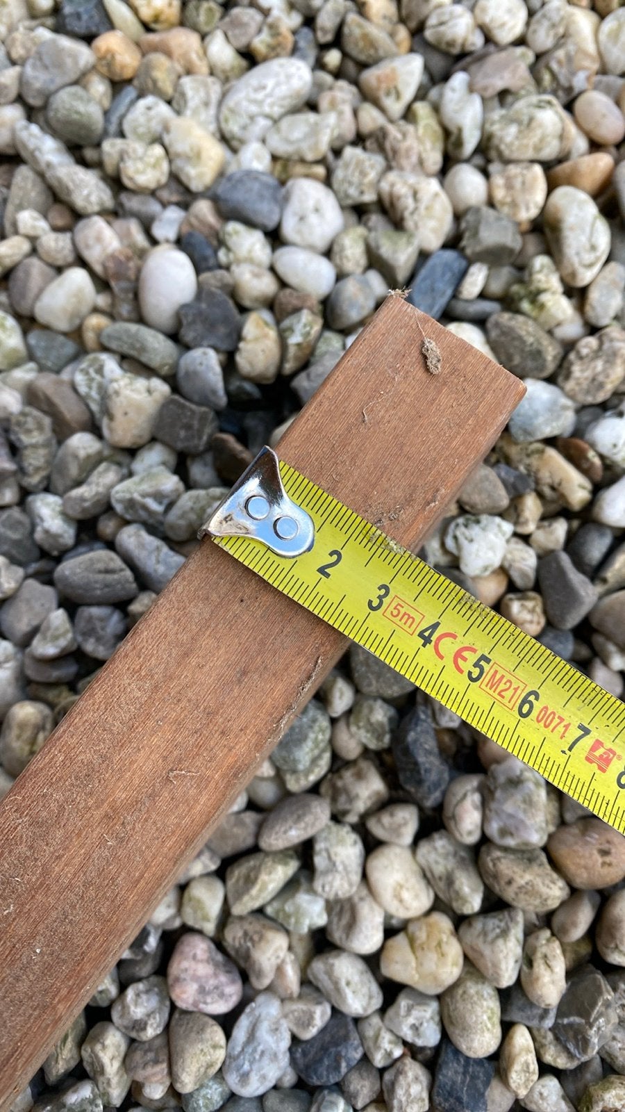 Hardhouten plank - 80 cm, Gebruikt, Planken, Ophalen of Verzenden, Hardhout