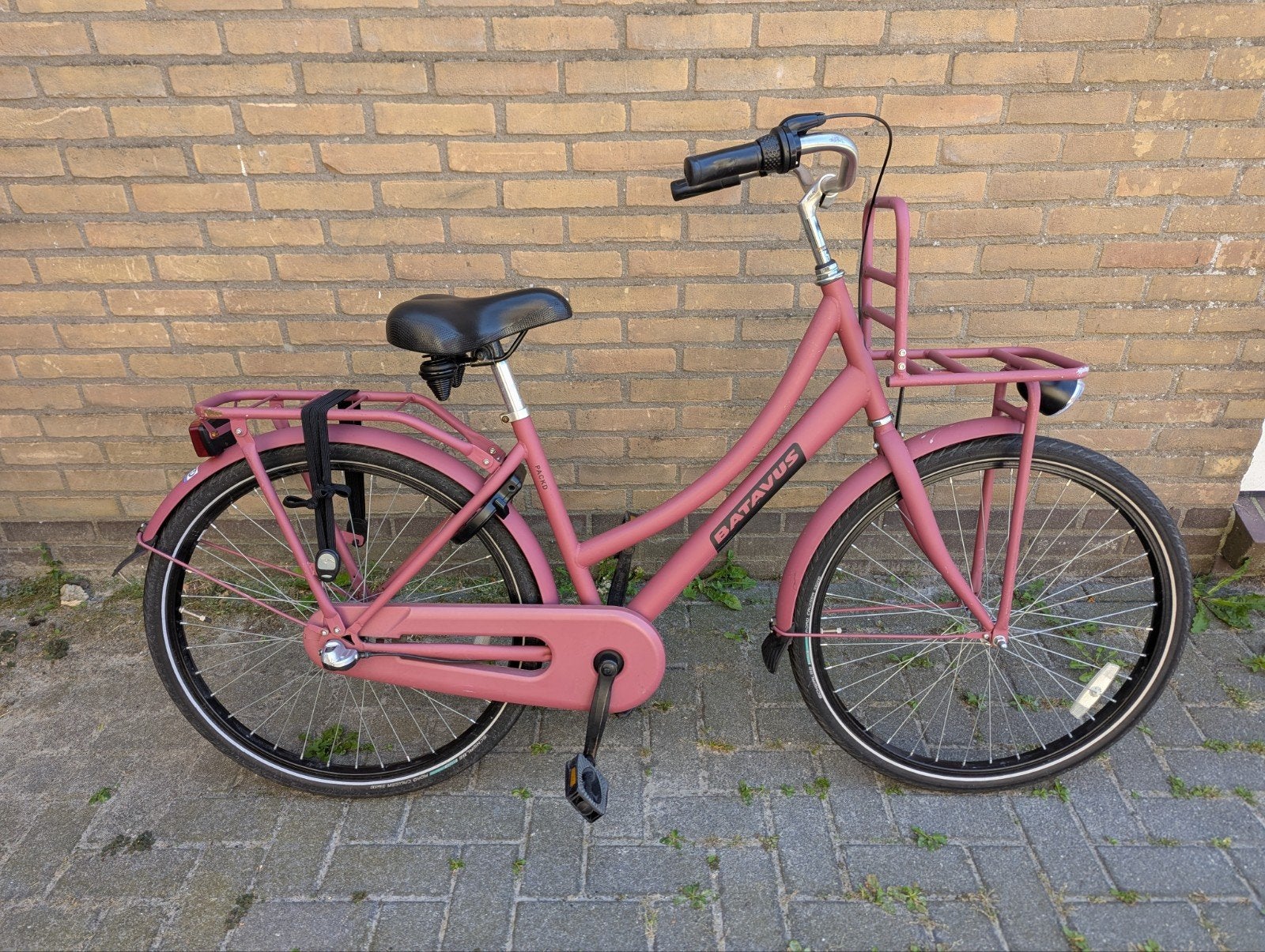 Batavus Packd (roze) Transportfiets 26 inch, Terugtraprem, Versnellingen, Batavus, Ophalen