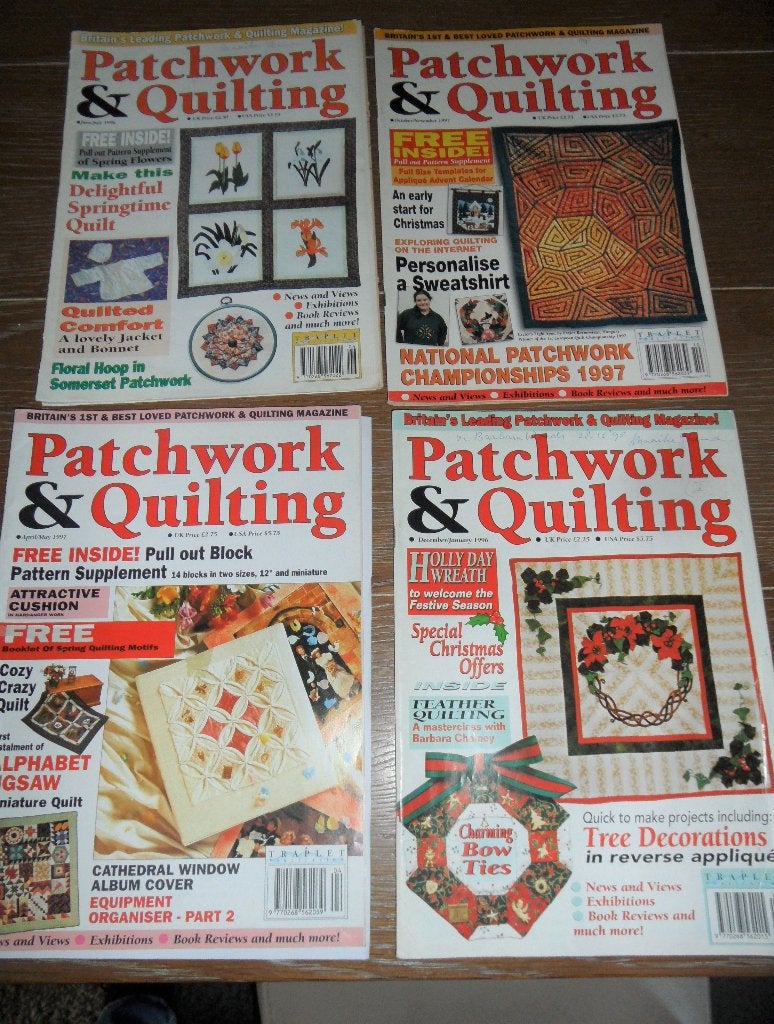 4x Patchwork & Quilting - Engelstalig, Boeken, Ophalen of Verzenden, Gelezen, Borduren en Naaien