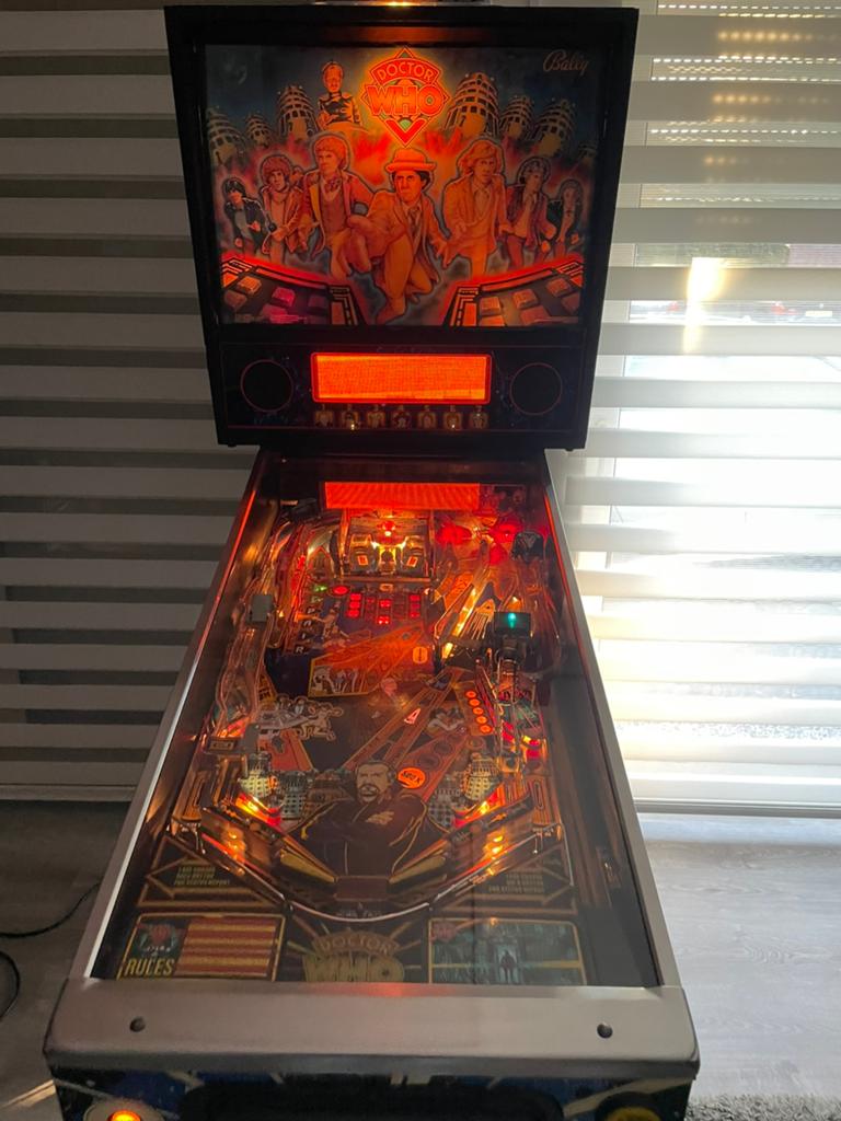 Flipperkast Bally Dr Who, Verzamelen, Ophalen, Gebruikt, Bally, Dot-matrix