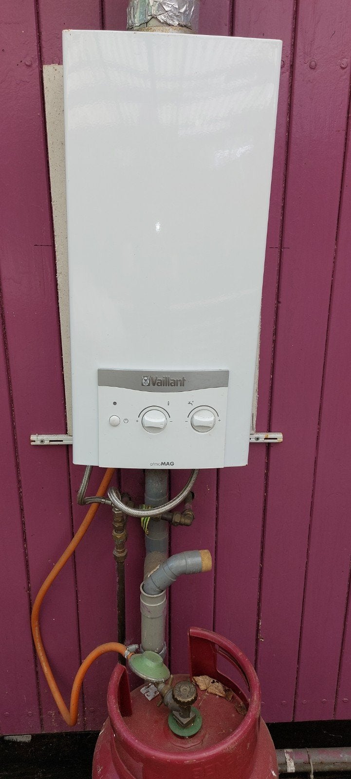 Vaillant atmoMAG propaan geiser, Doe-het-zelf en Verbouw, Geisers en Boilers, Minder dan 20 liter, Ophalen, Geiser