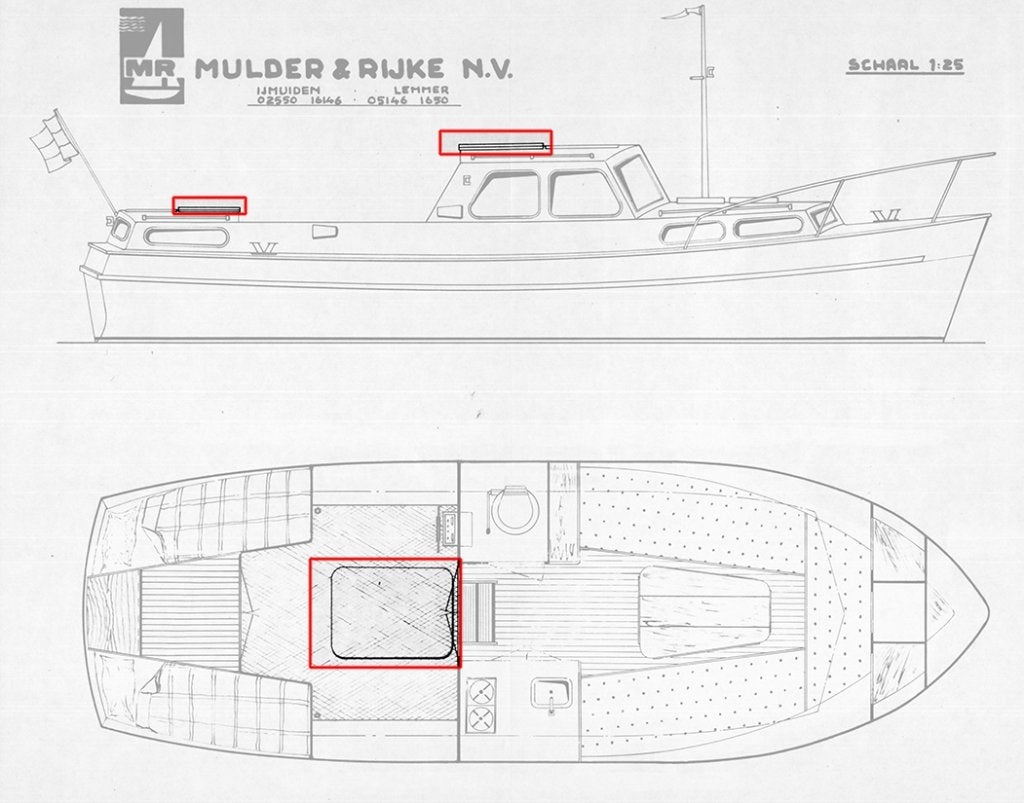 Gezocht: luiken en bolders Spurt 25, Watersport en Boten, Ophalen of Verzenden, Gebruikt, Ankeren en Afmeren, Zeilboot of Motorboot