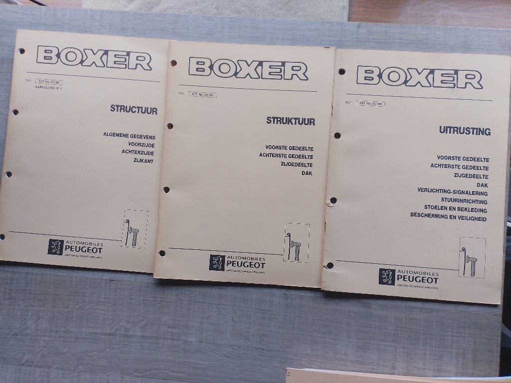 Peugeot Boxer dealer werkplaatsboeken Carrosserie reparaties, Ophalen of Verzenden, Gelezen, Peugeot