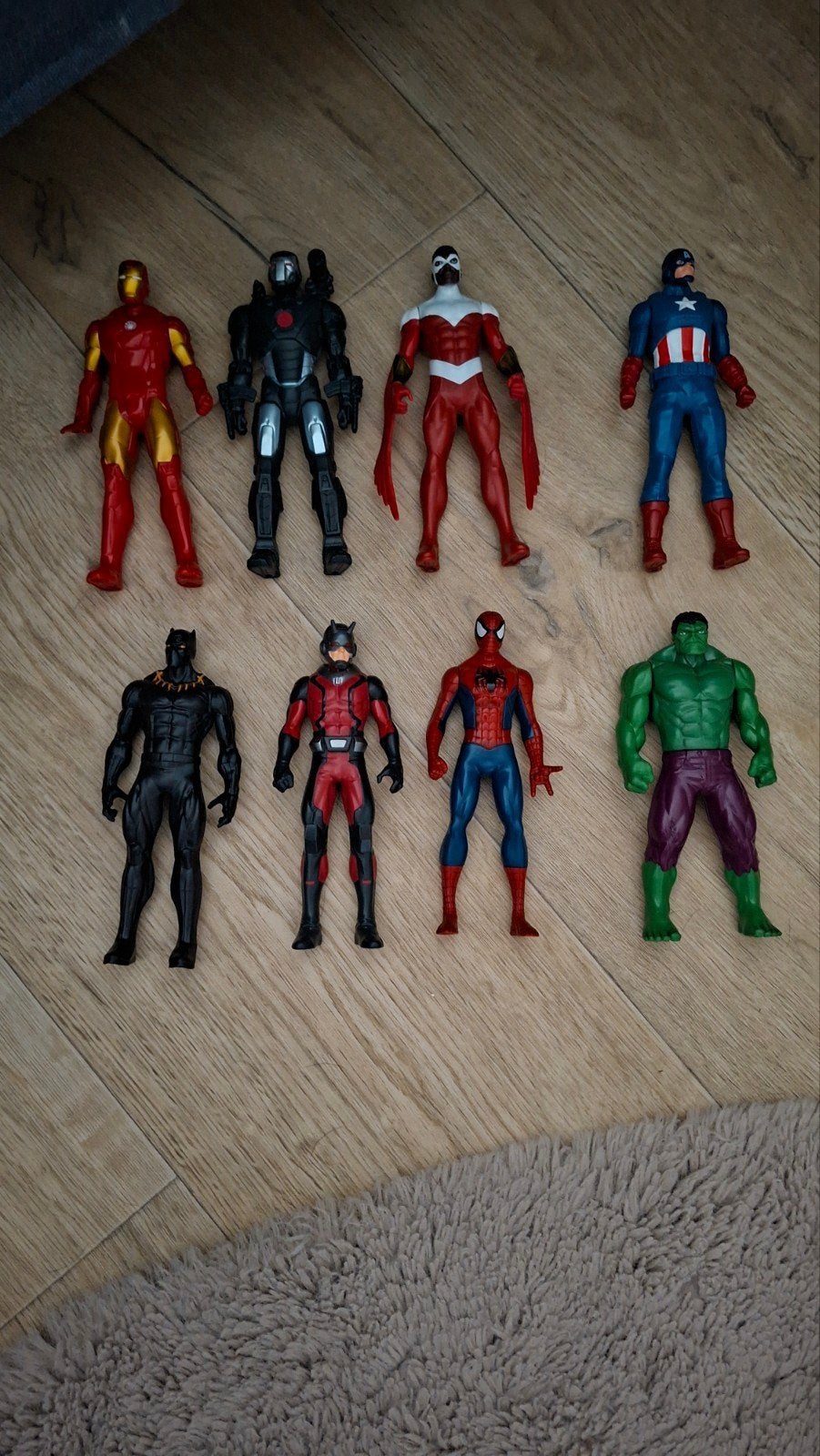 Avengers Actiefiguren Set - Black Panther, Hulk, Spider-Man, Kinderen en Baby's, Speelgoed | Actiefiguren, Ophalen, Gebruikt