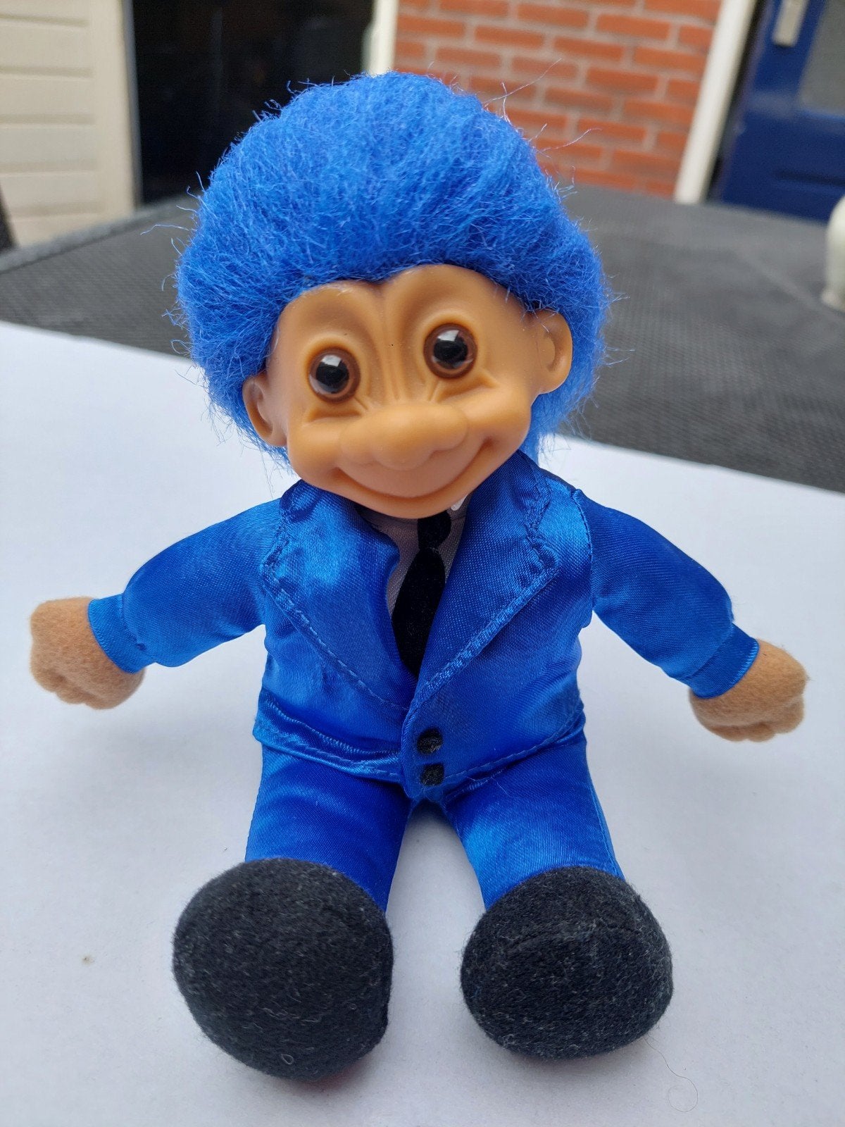 Russ Troll Pop itemnummer 2192 uit de jaren '90, Gebruikt, Overige karakters, Overige typen, Blauw