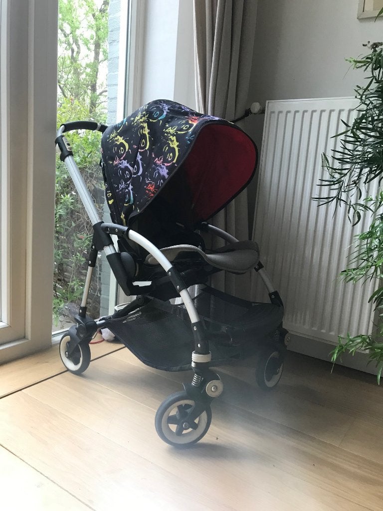 Bugaboo Bee3 buggy (Andy Warhol Collectie), Ophalen, Zonnekap