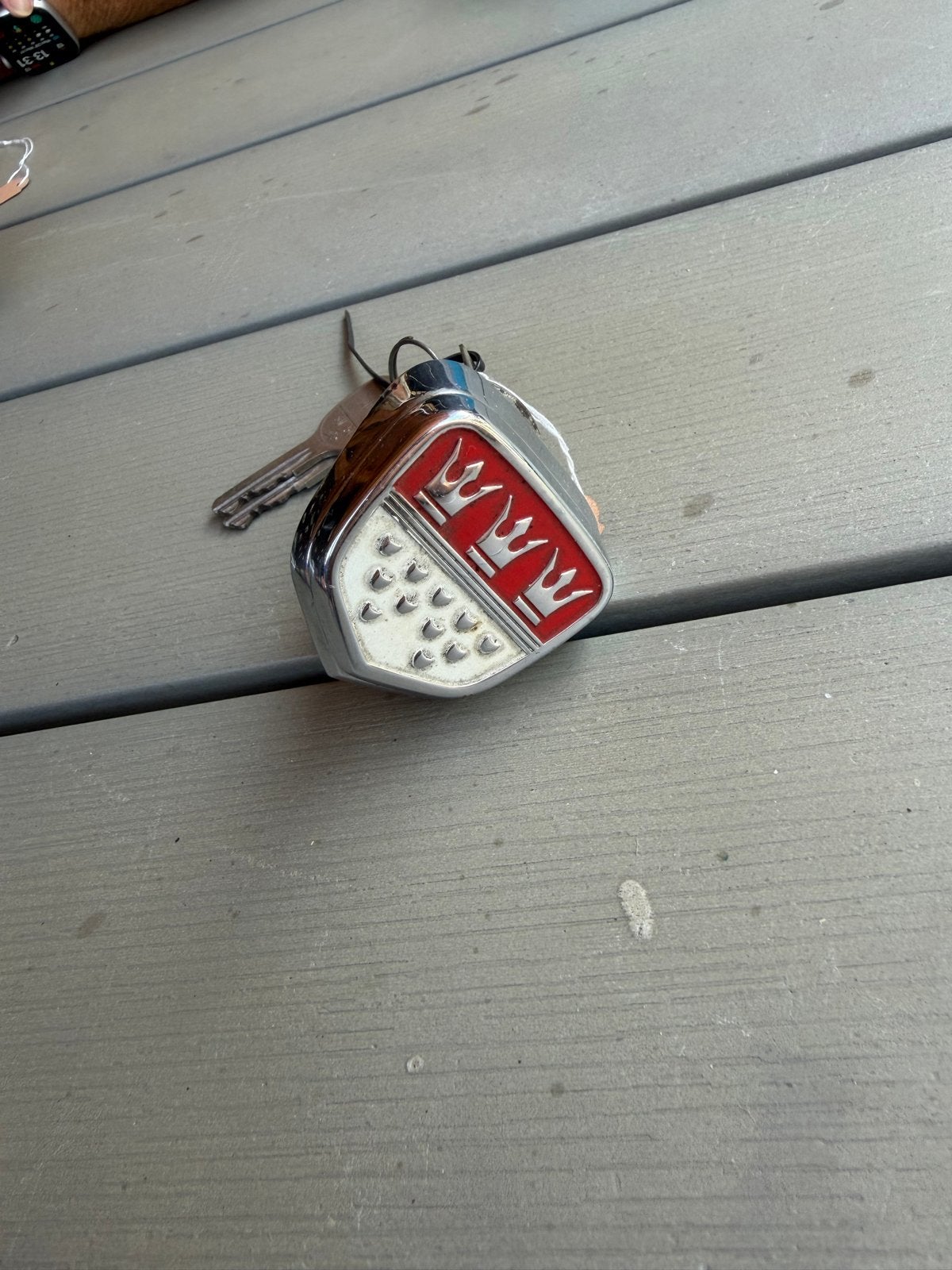 Ford Taunus Kofferdekselslot met Kroontjes-embleem (Jaren '6, Ophalen of Verzenden, Gebruikt, Ford
