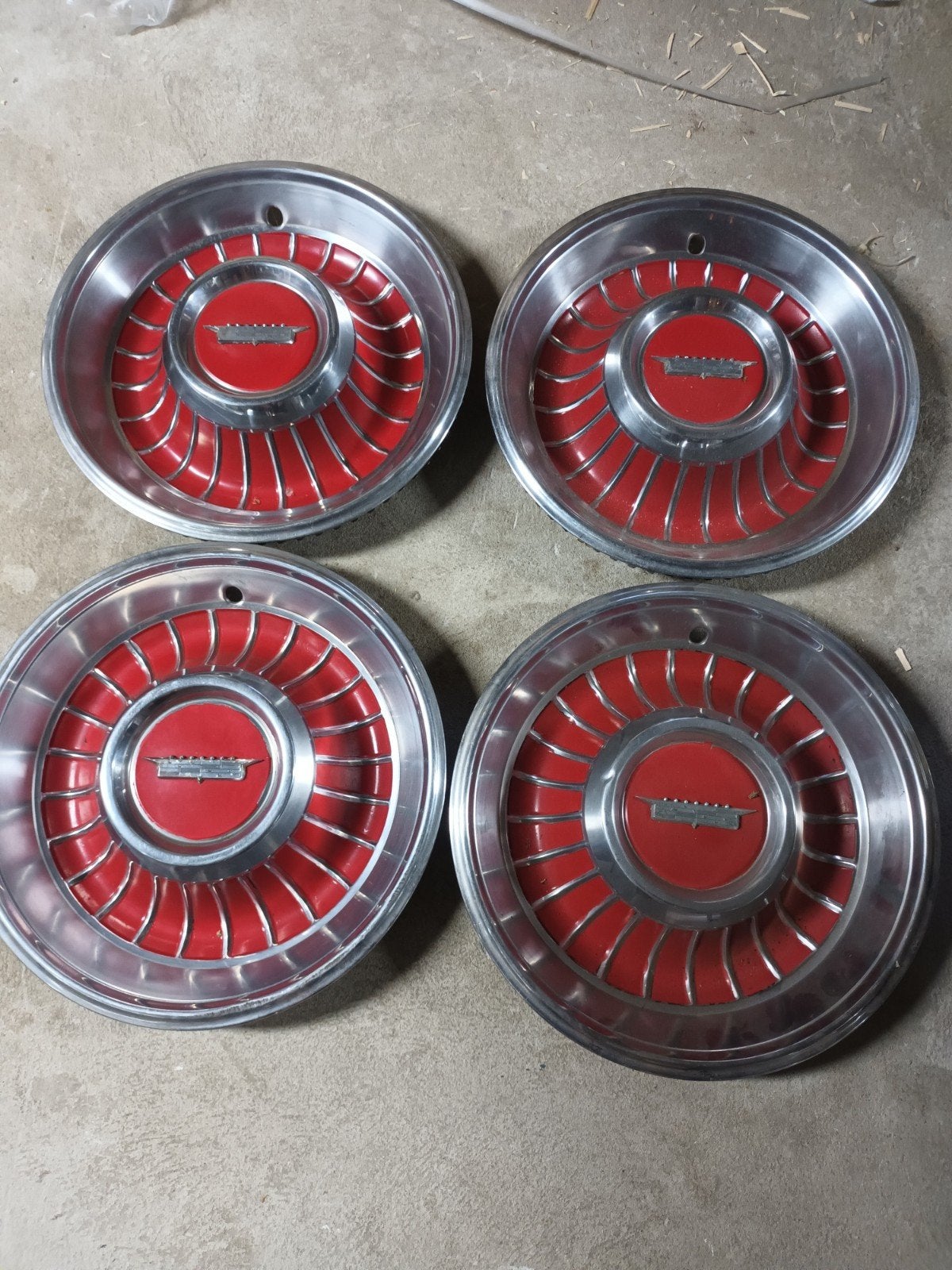 Set 15 inch cadillac wieldoppen, Auto diversen, Wieldoppen, Ophalen of Verzenden